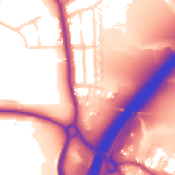 Daytime road noise heatmap for M28 2WF