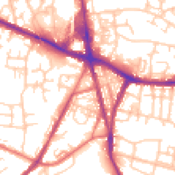 Daytime road noise heatmap for M28 3ZS