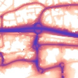 Daytime road noise heatmap for M30 0AQ