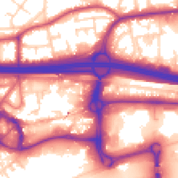 Daytime road noise heatmap for M30 0AS
