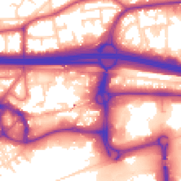 Daytime road noise heatmap for M30 0AT