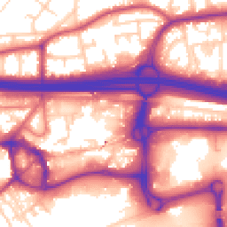 Daytime road noise heatmap for M30 0AX