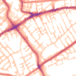 Daytime road noise heatmap for M30 0BF
