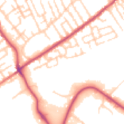 Daytime road noise heatmap for M30 0BW