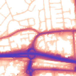 Daytime road noise heatmap for M30 0DX