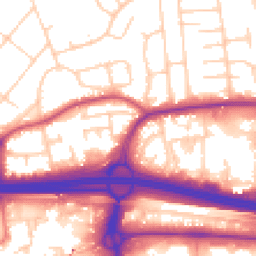 Daytime road noise heatmap for M30 0DY