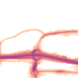 Night-time road noise heatmap for M30 0DY