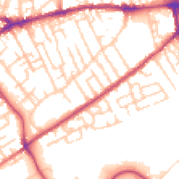 Daytime road noise heatmap for M30 0HQ