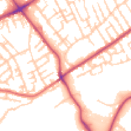 Daytime road noise heatmap for M30 0HZ