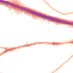 Night-time road noise heatmap for M30 0QT