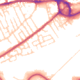 Daytime road noise heatmap for M30 0YR