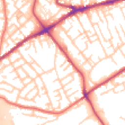Daytime road noise heatmap for M30 7AB