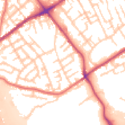 Daytime road noise heatmap for M30 7AW