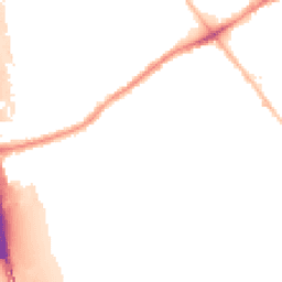 Night-time road noise heatmap for M30 7FH