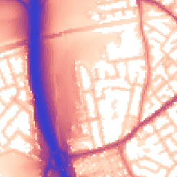 Daytime road noise heatmap for M30 7GY