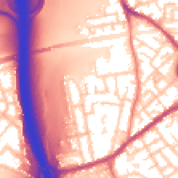 Daytime road noise heatmap for M30 7NL