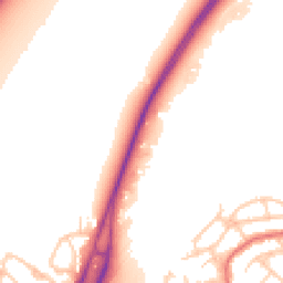 Daytime road noise heatmap for M30 7RF
