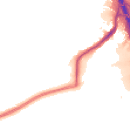 Night-time road noise heatmap for M30 7WH