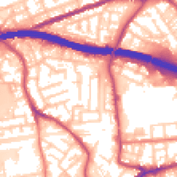 Daytime road noise heatmap for M30 8EN