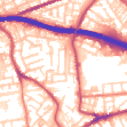 Daytime road noise heatmap for M30 8EP