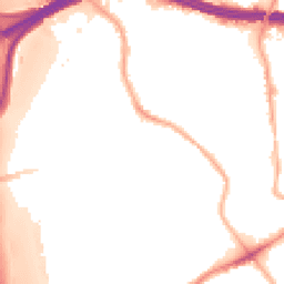 Night-time road noise heatmap for M30 8NG