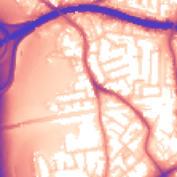 Daytime road noise heatmap for M30 8WA