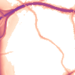 Night-time road noise heatmap for M30 8WA