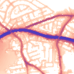 Daytime road noise heatmap for M30 8WN