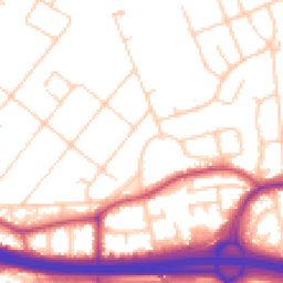 Daytime road noise heatmap for M30 9AU