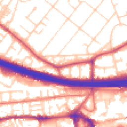 Daytime road noise heatmap for M30 9HA