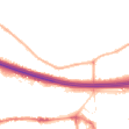 Night-time road noise heatmap for M30 9HA