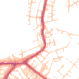 Daytime road noise heatmap for M30 9LR
