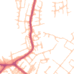 Daytime road noise heatmap for M30 9NA