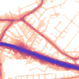 Daytime road noise heatmap for M30 9NZ