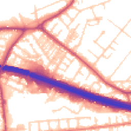 Daytime road noise heatmap for M30 9PB