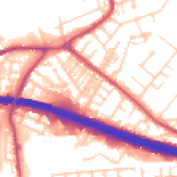 Daytime road noise heatmap for M30 9PW