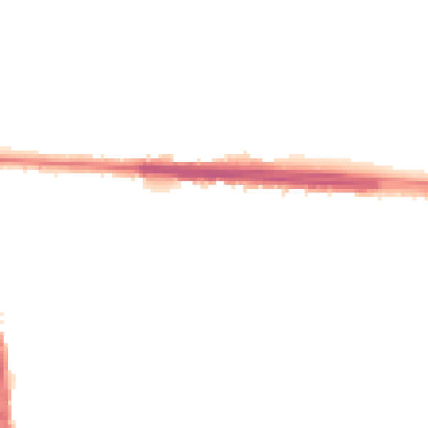 Night-time road noise heatmap for M34 2JT