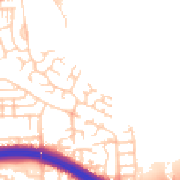Daytime road noise heatmap for M34 3TL