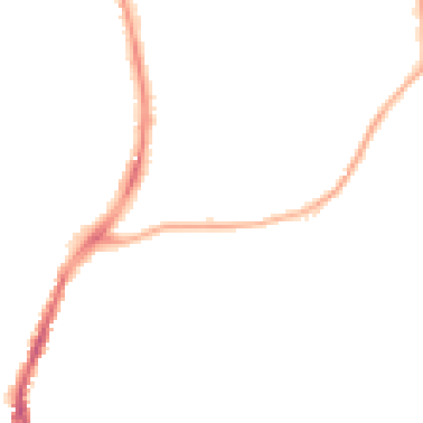 Night-time road noise heatmap for M34 5DL