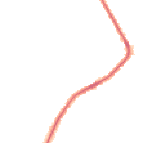 Night-time road noise heatmap for M34 6PZ