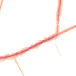 Night-time road noise heatmap for M35 0BG