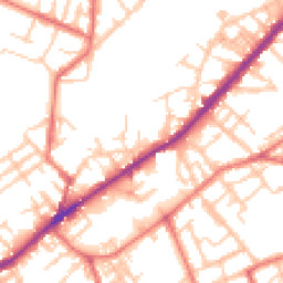 Daytime road noise heatmap for M35 0DD