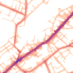 Daytime road noise heatmap for M35 0DE