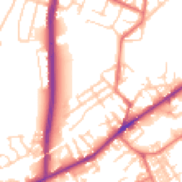 Daytime road noise heatmap for M35 0DU