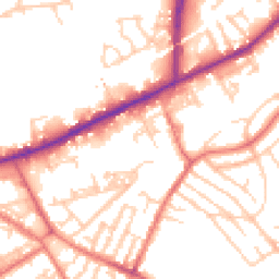 Daytime road noise heatmap for M35 0LH