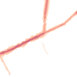 Night-time road noise heatmap for M35 0NF