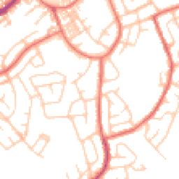 Daytime road noise heatmap for M35 0WY