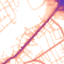 Daytime road noise heatmap for M35 9AP