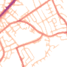 Daytime road noise heatmap for M35 9GR