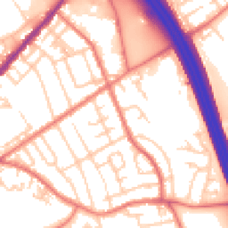 Daytime road noise heatmap for M35 9LN